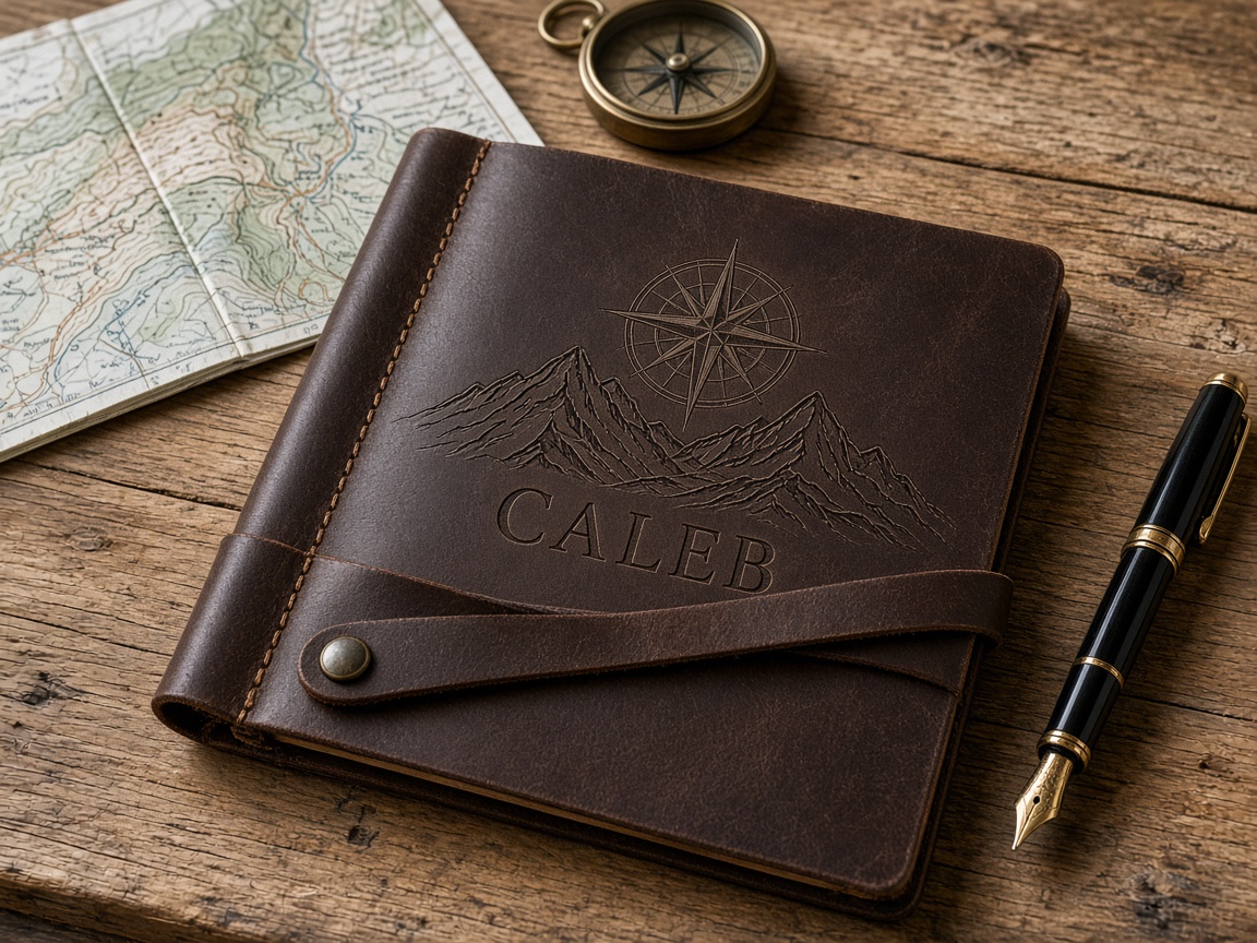 Leather Journal Covers concept mockup