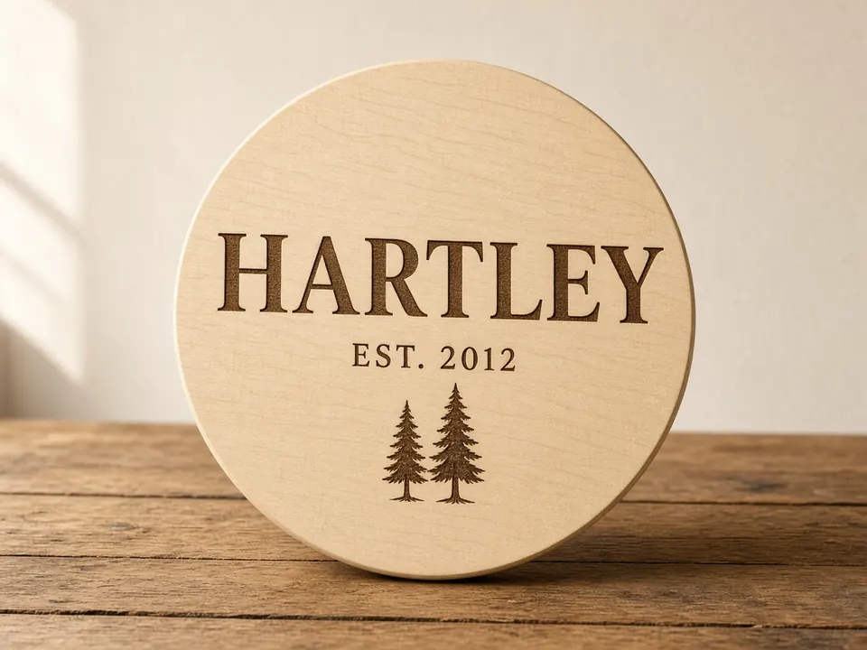 Family Name Signs, example personalization