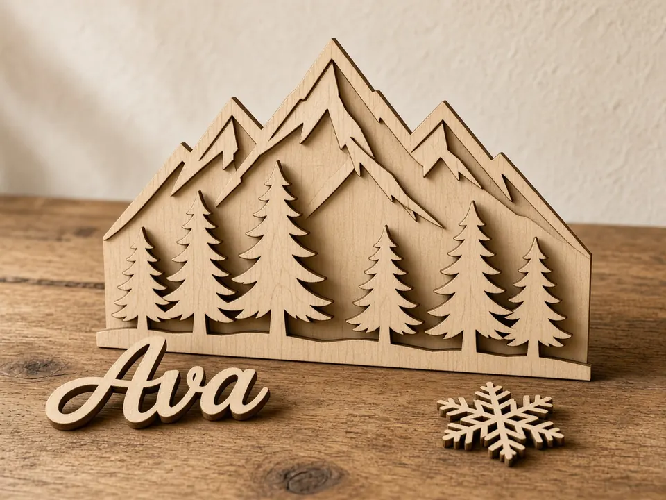 Custom Laser Cutting Service, example personalization
