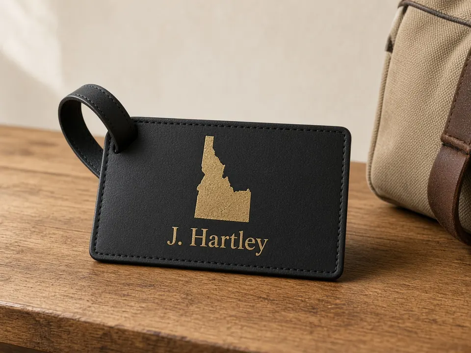 Luggage Tags, example personalization