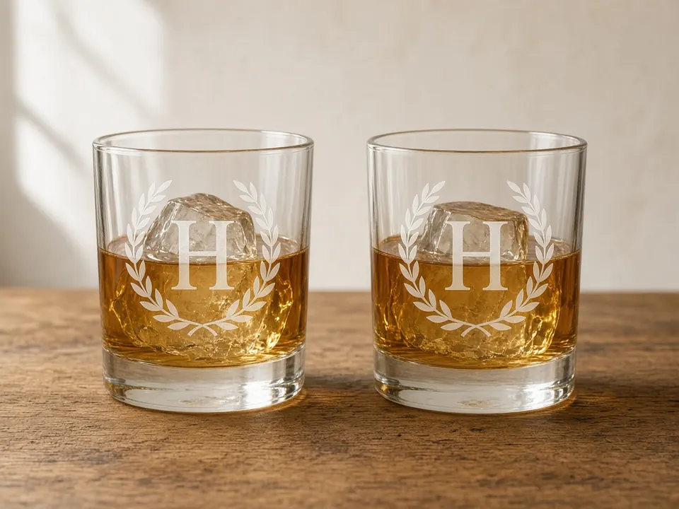 Rocks Glasses, example personalization