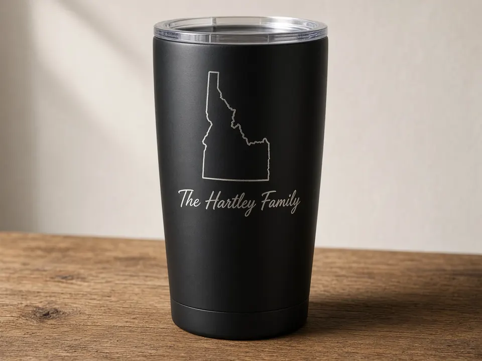 Classic Tumblers, 20 & 30 oz, example personalization
