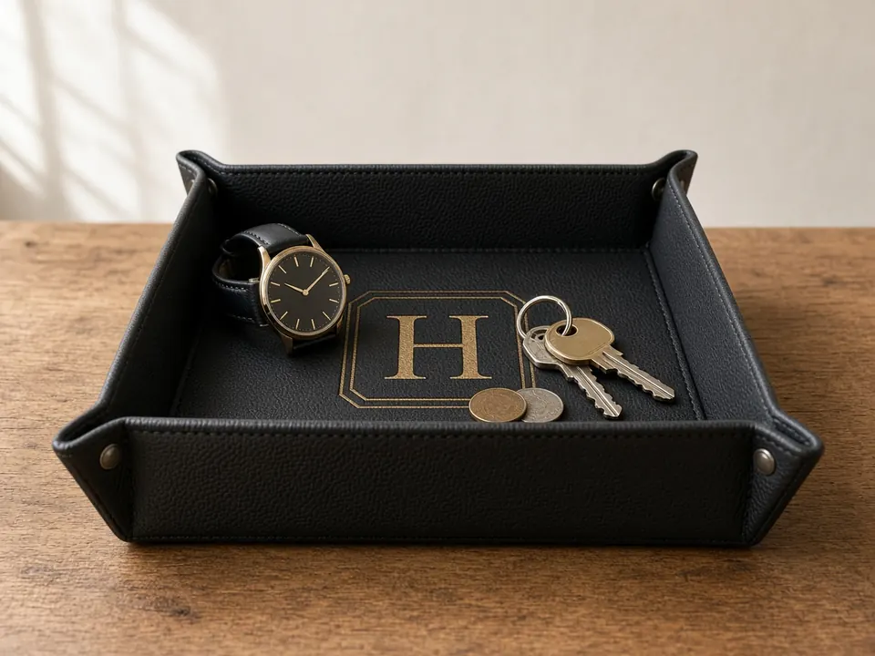 Snap Valet Trays, example personalization