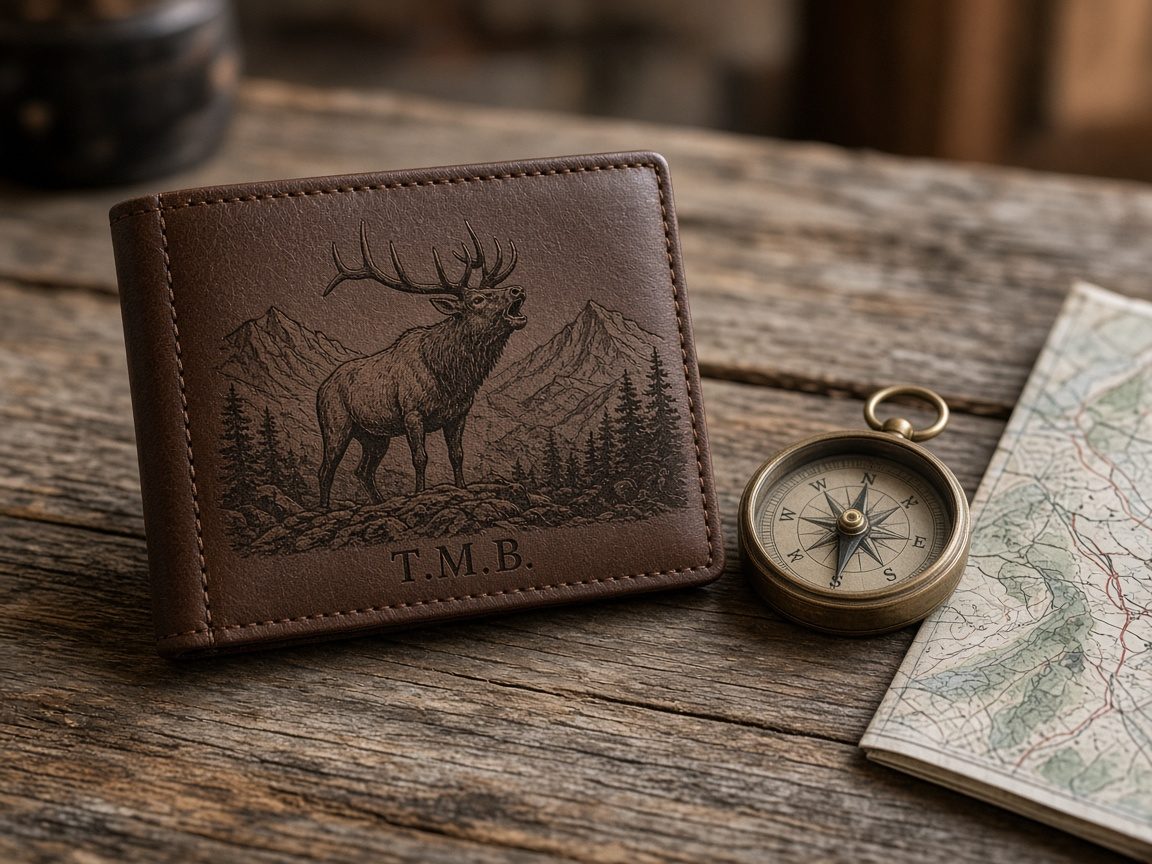 Bifold Wallets, example personalization